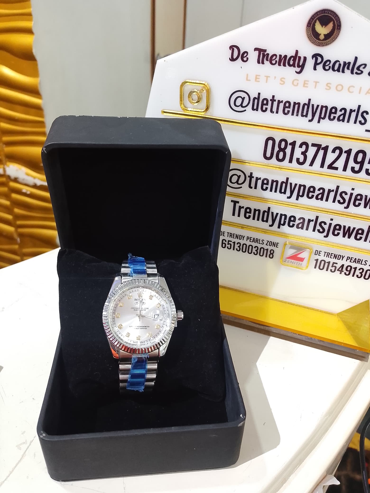 silver rolex
